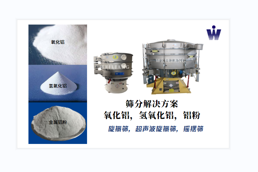 氧化鋁、氫氧化鋁、金屬鋁粉篩分案例